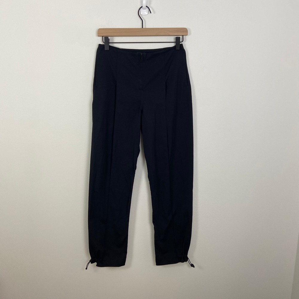 Lululemon Women's 26 Zip Pleated Cropped Pants Woven Business Casual Career